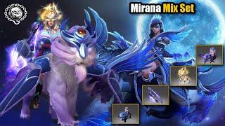 Dota 2 Mirana Pefect Mix Set Golden Mask of Metira + Axia of Metira + Pulsar Remnant + Sacred Grove