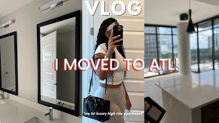 I MOVED TO ATL ALONE *EMOTIONAL* LUXURY APARTMENT TOUR