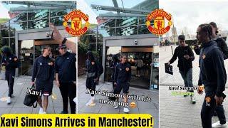 Xavi Simons Arrives in Manchester️ The Game-Changer for Man United