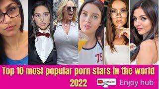 Top 10 most beautiful female porn stars 2022  Top10 Most Popular Porn Stars 2022