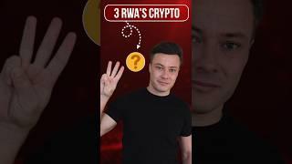 Top 3 RWA AltCoins #crypto #bitcoin #shorts