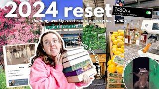 2024 RESET + REFRESH VLOG  starting a no buy year + 2024 goals