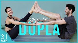 Yoga em dupla ALONGAMENTO EQUILÍBRIO DIVERSÃO e CONEXÃO  Fernanda Yoga