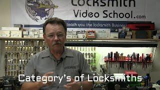 Categorys of locksmiths