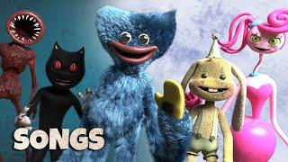  The Best of horror creatures Huggy Wuggy Rainbow Friends Cartoon cat Doors and others