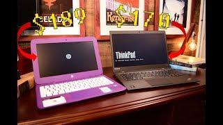 Why Buying a Used Laptop Almost Always Makes More Sense New HP Stream vs Used Thinkpad X1 Carbon