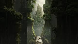 Beyond Realms Mystical Rain in Enchanting Otherworldly Cityscape #shorts #rainsounds   #relaxing