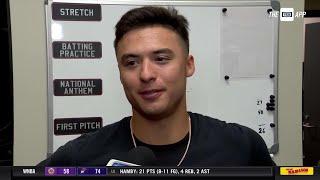 Anthony Volpe on his RBI triple in the 9th comeback victory