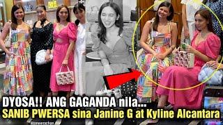 SANIB PWERSA Janine Gutierrez at Kyline Alcantara sa Kate Spade Event DYOSAA nila Panoorin nyo to