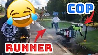 COPS VS BIKERS - Motorcycle Police Chase  Thiefs  Best Compilation 2024