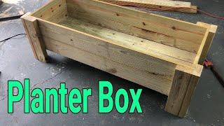 How to build a simple wood planter box