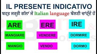 Il presente indicativo Learn Italian with Nita and brothers