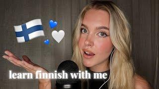 ASMR teaching you Finnish highly requested