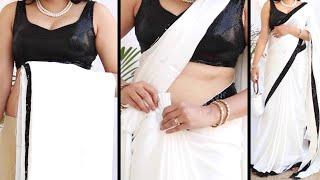 Watch how I wore Bollywood saree from Amazon  Sari wearing tips & tricks