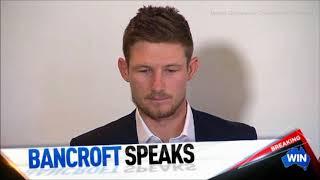 Cricketer Cameron Bancroft admits Lying & Ball Tampering Australian Tv Interview Mar  29 2018