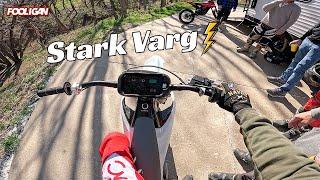 This Electric Dirt Bike is INSANE ️  Stark Varg First Ride Crazy Fast