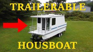 Trailerable Houseboat - 2024 Lil Hobo - DEMO