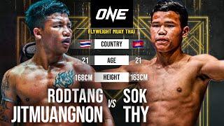 CRUSHING LEG KICKS  Rodtang Jitmuangnon vs. Sok Thy  Full Fight