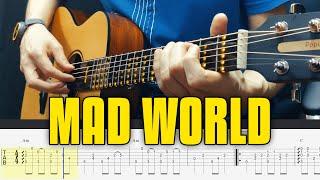 Mad World  Табы для гитары фингерстайл