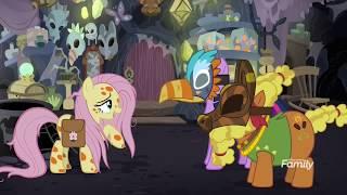 Fluttershy catches Swamp Fever