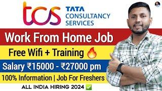 TCS Work From Home Job 2024  100% Information TCS BPS Hiring 2024  Work From Home Jobs 2024