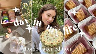 Day in my life as a home baker  Swiss Merengue Buttercream Recipe  Preparation Day  Baking Vlog