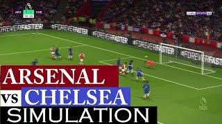 Realistic Simulation Arsenal vs Chelsea  PES 2018 Highlights  PC  KnightMD