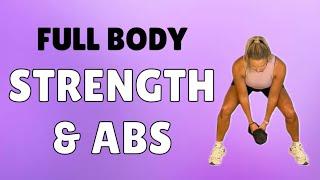 35 min Strength & Abs workout  Full Body  Beginner friendly