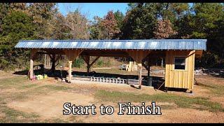 Sawmill Shed Build Start to Finish