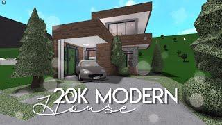 Roblox  Bloxburg 20k Modern House  Speedbuild