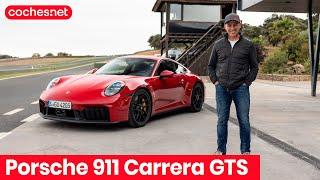 Porsche 911 Carrera GTS T-Hybrid  Prueba  Test  Review en español  coches.net