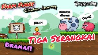 Kerjasama Sih tiga serangkai hewan - Farm Funny Chicken Journey game