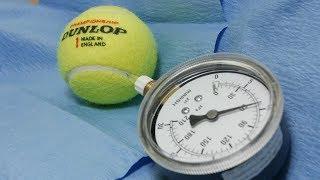 Bouncy sulfur hexafluoride gas in tennis balls?