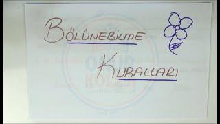 6. Sınıf Matematik - Bölünebilme Kuralları