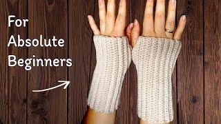 SO EASY Cute Crochet Fingerless Gloves