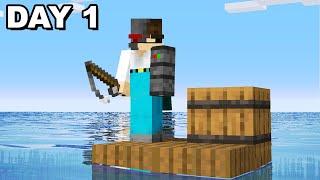 Surviving Minecraft stranded on a RAFT...