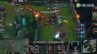 EDG Clearlove vs Game Talents PentaKill - Demacia Cup 2016 Quarterfinals