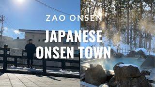 Exploring Japanese Hot Spring Town  Zao Onsen