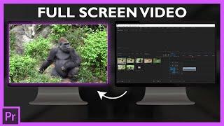 Full Screen Preview in Adobe Premiere Pro