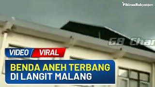 Video Viral Penampakan Benda Aneh Terbang di Langit Malang Netizen Kayanya UFO Deh