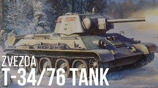 Zvezda T-3476 Soviet Tank 135 Kit Review