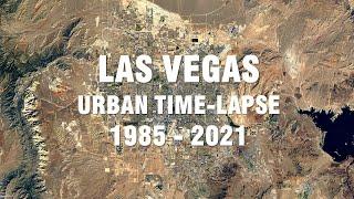 Urban growth of Las Vegas 1985 - 2021 - Time lapse