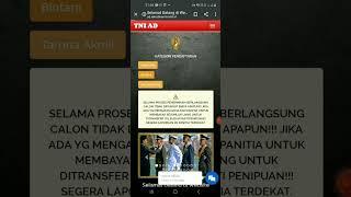 TUTORIAL LENGKAP PENDAFTARAN ONLINE CABA PK.TNI-AD JALUR SANTRI‼