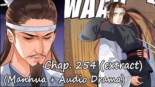 ENGFR Lan Wangji carries Wei Wuxian in front of Shufu Manhua + Audio Drama