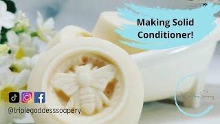 How I make Solid Conditioner You can make this at home