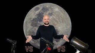 Moon Photography Tutorial Lens vs Telescope