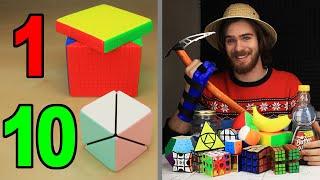 A Non-Cuber Ranks my CRAZIEST Puzzles