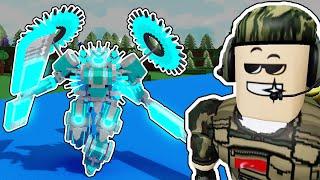 BUZ KRİSTALLİ SAVAŞ ROBOTU  Roblox Gemi Yapma Oyunu  Build A Boat