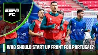 Should Cristiano Ronaldo START for Portugal? PREVIEW Portugal vs Czech Rebpublic  ESPN FC