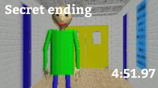 Baldi basics 1.3 speedrun - Secret ending - 451.97 - old wr